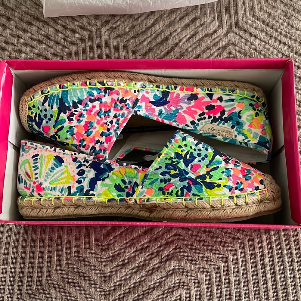 Lily Pulitzer size 10 espadrilles